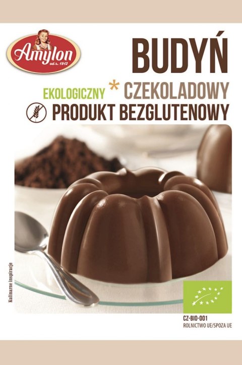 BUDYŃ O SMAKU CZEKOLADOWYM BEZGLUTENOWY BIO 40 g - AMYLON