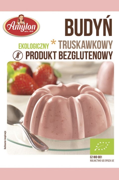 BUDYŃ TRUSKAWKOWY BEZGLUTENOWY BIO 40 g - AMYLON