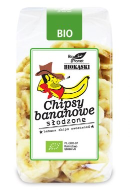 CHIPSY BANANOWE SŁODZONE BIO 150 g - BIO PLANET