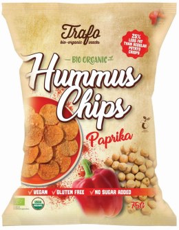 CHIPSY Z CIECIERZYCY PAPRYKOWO - CZOSNKOWE BIO 75 g - TRAFO