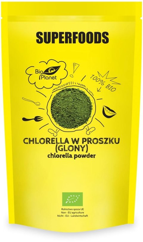 CHLORELLA SPROSZKOWANA BIO 200 g - BIO PLANET