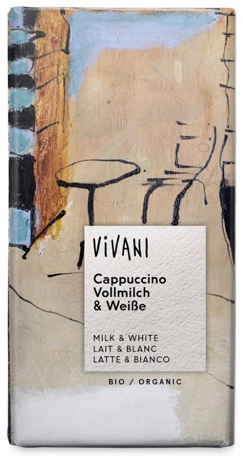 CZEKOLADA O SMAKU CAPPUCCINO BIO 100 g - VIVANI