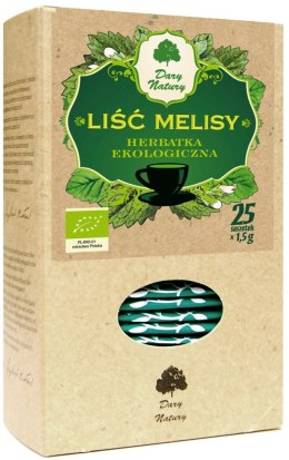 HERBATKA LIŚĆ MELISY BIO (25 x 1,5 g) 37,5 g - DARY NATURY