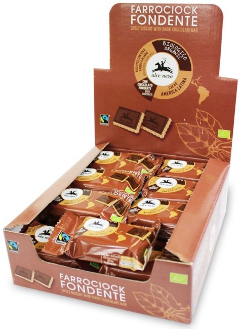 HERBATNIKI ORKISZOWE Z CZEKOLADĄ GORZKĄ FAIR TRADE BIO 28 g - ALCE NERO