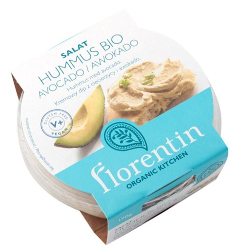 HUMMUS Z AWOKADO BEZGLUTENOWY BIO 170 g - FLORENTIN