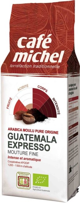 KAWA MIELONA ARABICA 100 % ESPRESSO GWATEMALA FAIR TRADE BIO 250 g - TERRA ETICA