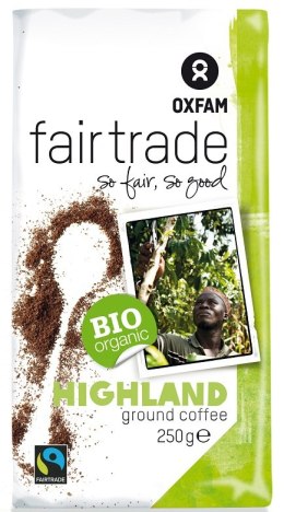 KAWA MIELONA ARABICA/ROBUSTA WYSOKOGÓRSKA FAIR TRADE BIO 250 g - OXFAM