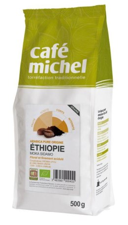 KAWA ZIARNISTA ARABICA 100 % MOKA GUJI ETIOPIA FAIR TRADE BIO 500 g - TERRA ETICA