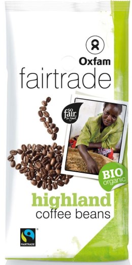 KAWA ZIARNISTA ARABICA/ROBUSTA WYSOKOGÓRSKA FAIR TRADE BIO 250 g - OXFAM