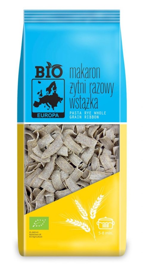 MAKARON (ŻYTNI RAZOWY) WSTĄŻKI BIO 400 g - BIO PLANET