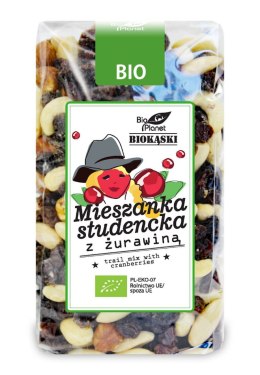 MIESZANKA STUDENCKA Z ŻURAWINĄ BIO 400 g - BIO PLANET