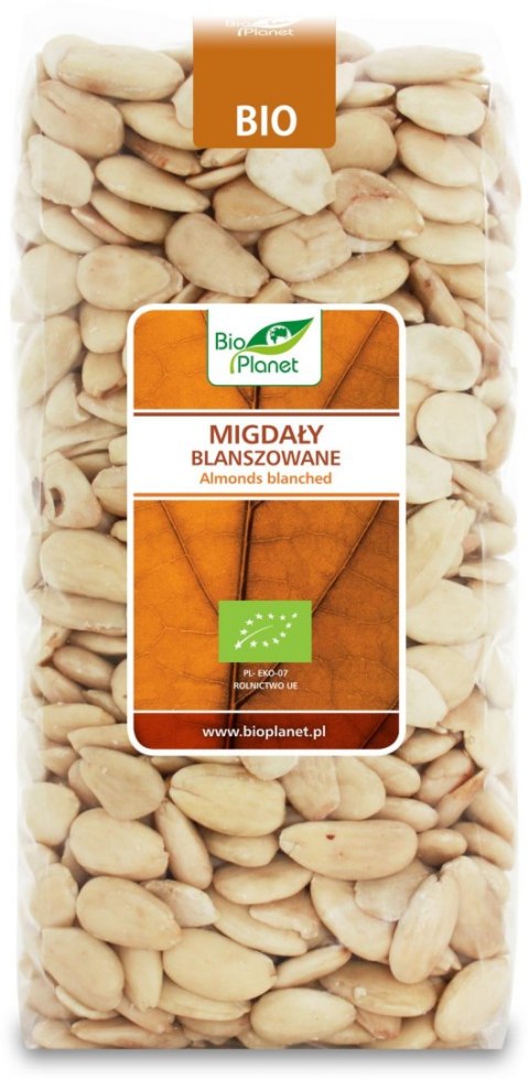 MIGDAŁY BLANSZOWANE BIO 1 kg - BIO PLANET