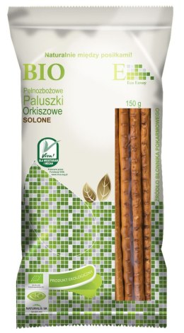 PALUSZKI ORKISZOWE PEŁNOZIARNISTE SOLONE BIO 150 g - ENVOY