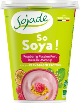 DESER SOJOWY MALINA - MARAKUJA BEZGLUTENOWY BIO 400 g - SOJADE