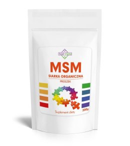 MSM SIARKA ORGANICZNA PROSZEK (1000 mg) 200 g - SOUL FARM