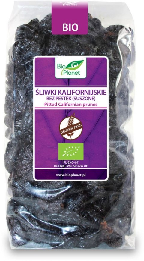 ŚLIWKI KALIFORNIJSKIE SUSZONE BEZGLUTENOWE BIO 1 kg - BIO PLANET