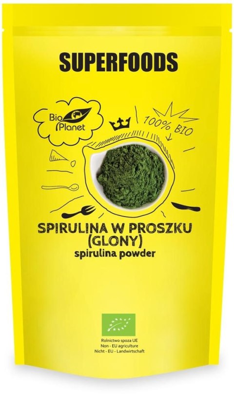 SPIRULINA SPROSZKOWANA BIO 200 g - BIO PLANET