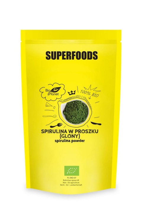 SPIRULINA SPROSZKOWANA BIO 600 g - BIO PLANET