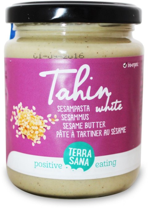 TAHINI BIAŁE (PASTA SEZAMOWA) BIO 250 g - TERRASANA