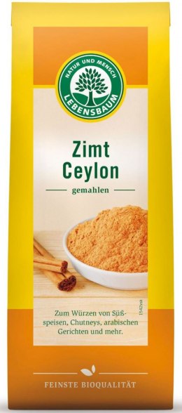 CYNAMON CEJLOŃSKI MIELONY BIO 50 g - LEBENSBAUM