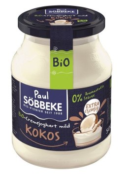 JOGURT KREMOWY KOKOSOWY BIO 500 g (SŁOIK) - SOBBEKE