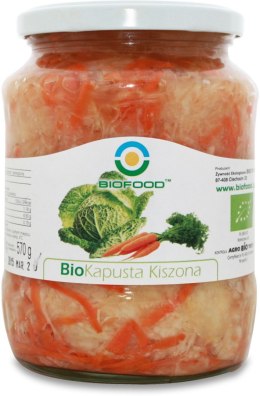 KAPUSTA KISZONA Z MARCHEWKĄ BEZGLUTENOWA BIO 700 g (500 g) - BIO FOOD