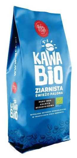 KAWA ZIARNISTA BEZKOFEINOWA ARABICA 100 % BIO 250 g - QUBA CAFFE