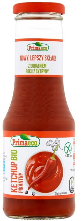 KETCHUP PIKANTNY BEZGLUTENOWY BIO 315 g - PRIMAVIKA (PRIMAECO)