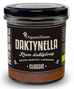 KREM KOKOSOWO - DAKTYLOWY CLASSIC BEZGLUTENOWY BIO 280 g - ORGANICHOUSE (DAKTYNELLA)