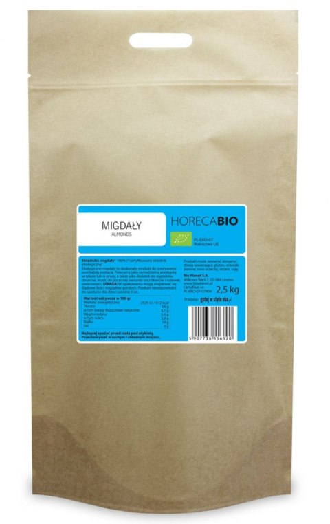 MIGDAŁY BIO 2,5 kg - HORECA (BIO PLANET)