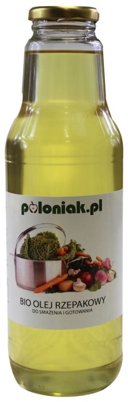 OLEJ RZEPAKOWY DO GOTOWANIA I SMAŻENIA BIO 750 ml - POLONIAK