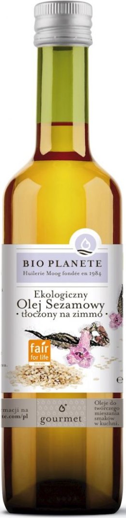 OLEJ SEZAMOWY TŁOCZONY NA ZIMNO BIO 500 ml - BIO PLANETE