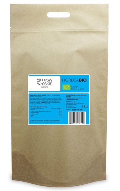 ORZECHY WŁOSKIE BIO 2 kg - HORECA (BIO PLANET)
