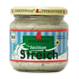 PASTA SŁONECZNIKOWA Z BAZYLIĄ BEZGLUTENOWA BIO 180 g - ZWERGENWIESE