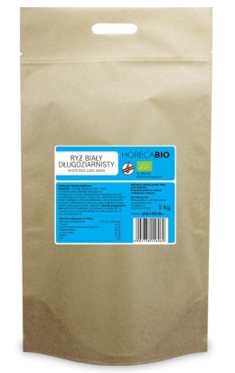 RYŻ BIAŁY DŁUGOZIARNISTY BEZGLUTENOWY BIO 5 kg - HORECA (BIO PLANET)