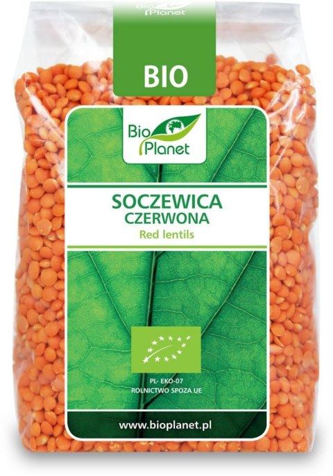 SOCZEWICA CZERWONA BIO 400 g - BIO PLANET