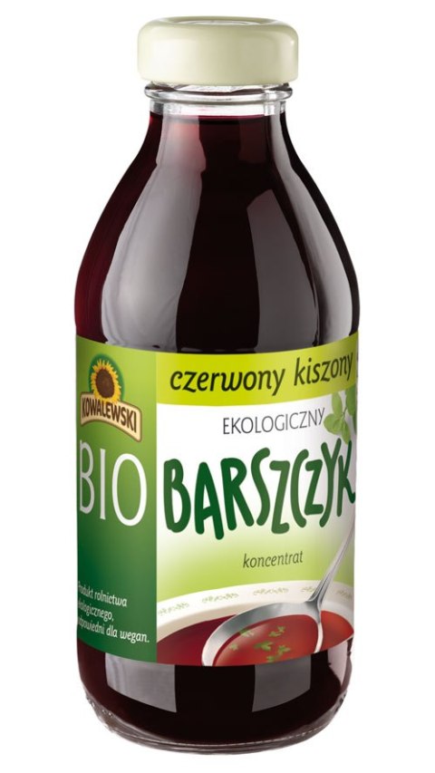 BARSZCZ CZERWONY KISZONY BEZGLUTENOWY KONCENTRAT BIO 320 ml - KOWALEWSKI