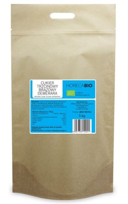 CUKIER TRZCINOWY DEMERARA BIO 5 kg - HORECA (BIO PLANET)