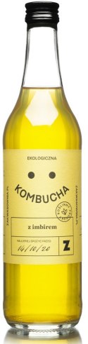 KOMBUCHA IMBIROWA BIO 500 ml - DELIKATNA