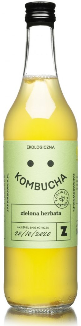 KOMBUCHA Z ZIELONEJ HERBATY BIO 500 ml - DELIKATNA