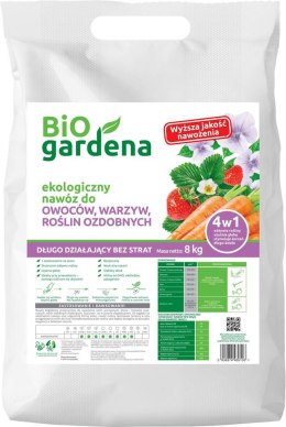 NAWÓZ DO OWOCÓW, WARZYW, ROŚLIN OZDOBNYCH ECO 8 kg - BIOGARDENA