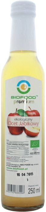 OCET JABŁKOWY 5 % NIEFILTROWANY BIO 250 ml - BIO FOOD