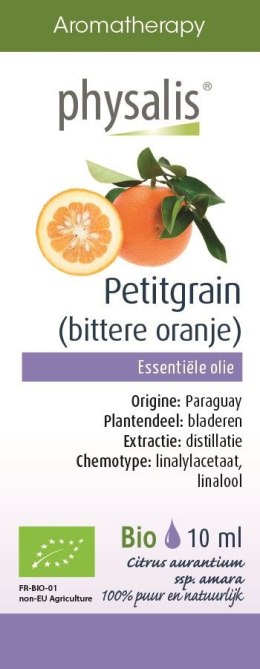 OLEJEK ETERYCZNY POMARAŃCZA GORZKA BIO 10 ml - PHYSALIS