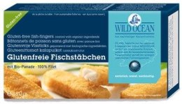 PALUSZKI RYBNE Z CZARNIAKA W BIO PANIERCE KUKURYDZIANEJ MROŻONE BEZGLUTENOWE 180 g - WILD OCEAN