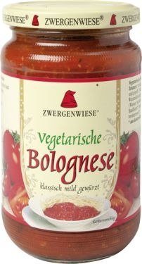 SOS WEGAŃSKI BOLOGNESE BEZGLUTENOWY BIO 340 ml - ZWERGENWIESE