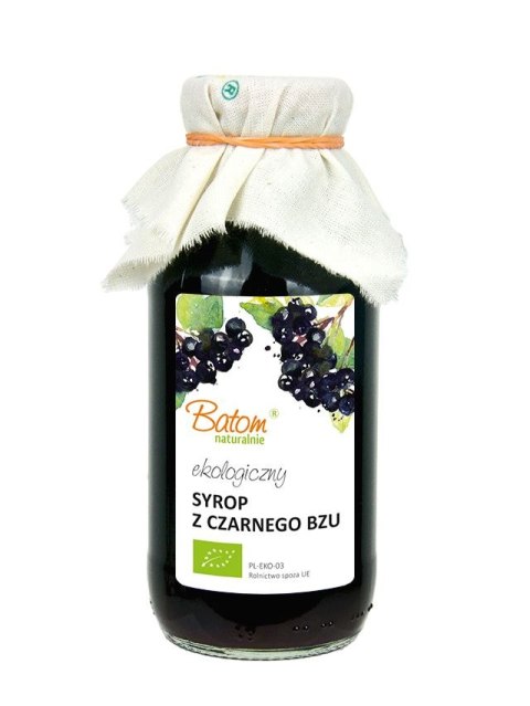 SYROP Z CZARNEGO BZU BIO 330 ml - BATOM