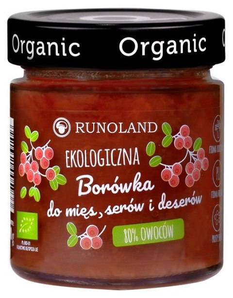 BORÓWKA DO MIĘS, SERÓW I DESERÓW BIO 200 g - RUNOLAND