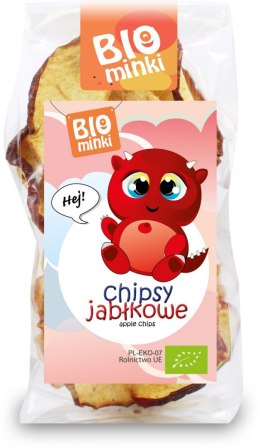 CHIPSY JABŁKOWE BEZGLUTENOWE BIO 30 g - BIOMINKI