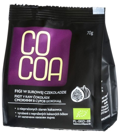 FIGI W SUROWEJ CZEKOLADZIE BIO 70 g - COCOA