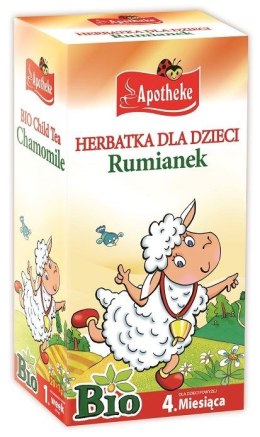 HERBATKA DLA DZIECI - RUMIANKOWA PO 4 MIESIĄCU BIO (20 x 1 g) 20 g - APOTHEKE